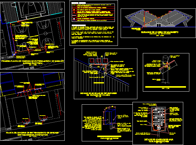 basketball court cad file
